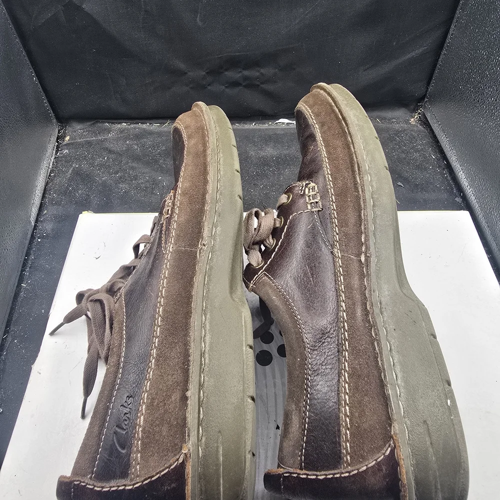 Clarks Men's Dark Brown Leather‎ Oxfords